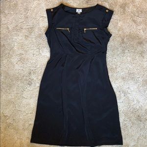 Worthington Black Button Front Dress Size 6